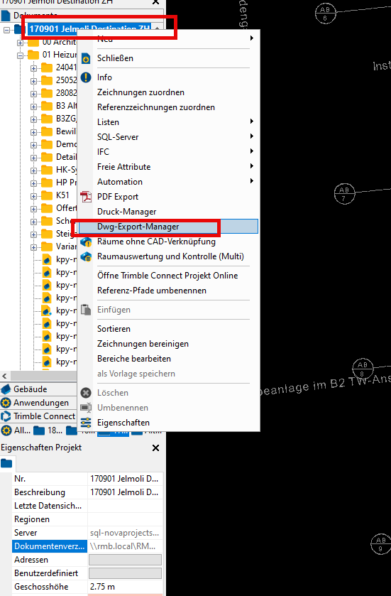 DWG Export Manager